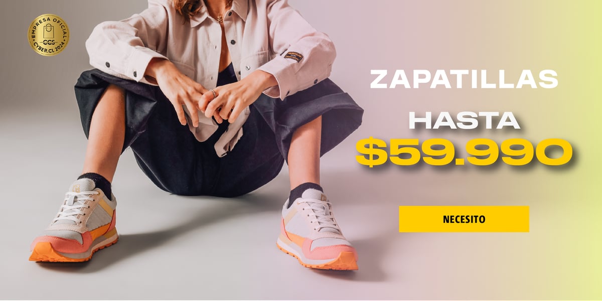 ZAPATILLAS HASTA $59.990