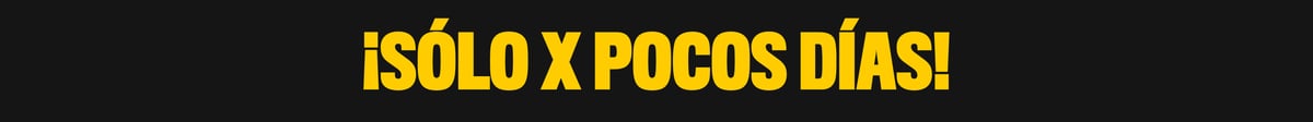 ¡Sólo x pocos días!