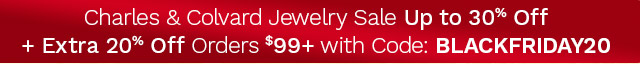 Charles & Colvard Jewelry Sale Up to 30% Off+ Extra 20% Off Orders $99+ with Code: BLACKFRIDAY20