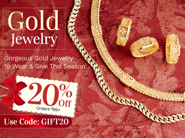 Gold Jewelry | 20% Off Orders $99+ Use Code: GIFT20Gorgeous Gold Jewelry to Wear & Give This Season