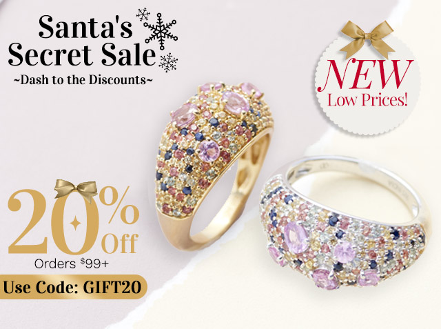 212-372 | Santa's Secret Sale ~Dash to the Discounts~ | 20% Off Orders $99+ Use Code: GIFT20