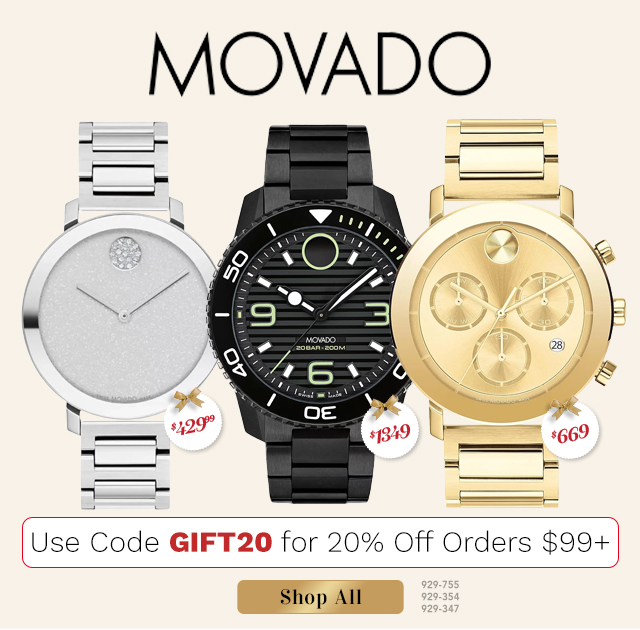 929-755, 929-354, 929-347 | Movado - Use Code GIFT20 for 20% Off Orders $99+