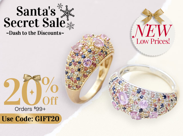 212-372 | Santa's Secret Sale ~Dash to the Discounts~ |  20% Off Orders $99+ Use Code: GIFT20