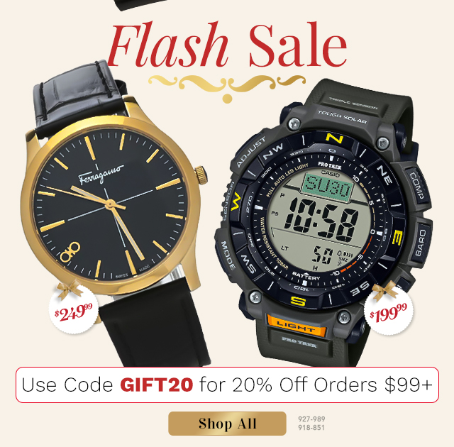 927-989, 918-851 | FLASH SALE - Use Code GIFT20 for 20% Off Orders $99+