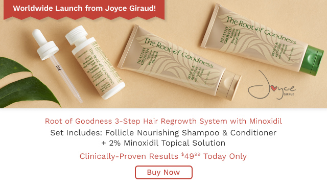 324-487 | Joyce Giraud Root of Goodness 3-Step Hair Regrowth System