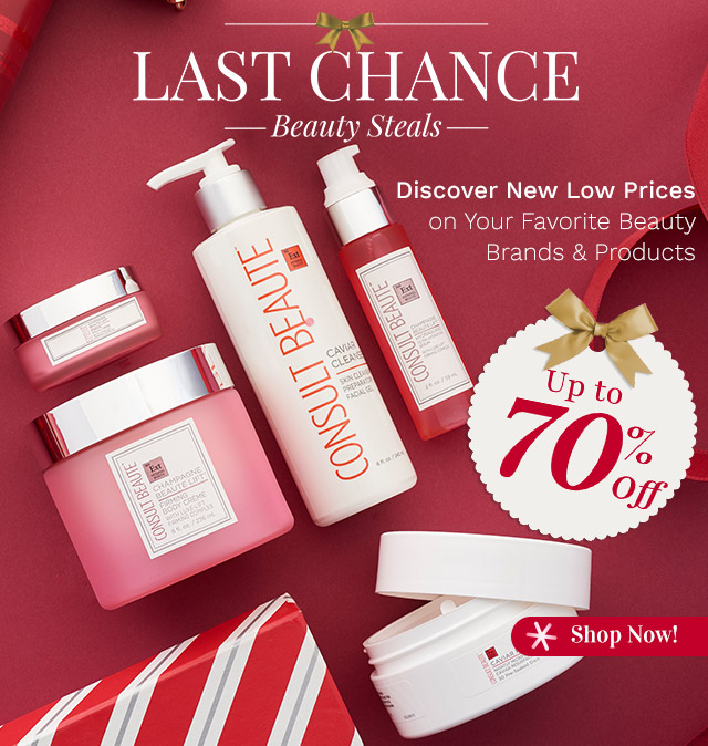 323-749 | Last Chance Beauty Steals Up to 70% Off | Discover New Low Prices on Your Favorite Beauty Brands & Products