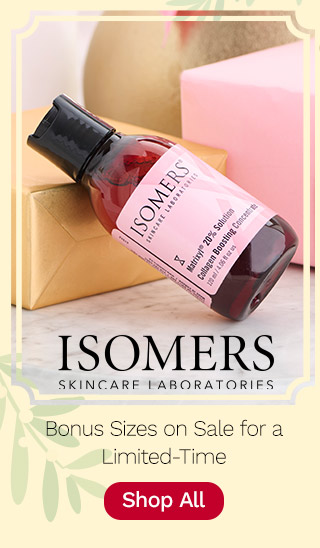 322-818 | ISOMERS Skincare | Bonus Sizes on Sale for a Limited-Time