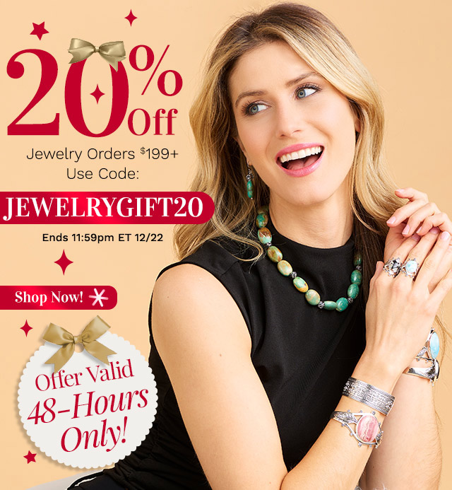 212-021, 213-921, 215-949, 215-952 | 48-Hours Only! | Extra 20% Off Jewelry Orders $199+ with Code: JEWELRYGIFT20Ends 11:59pm ET 12/22