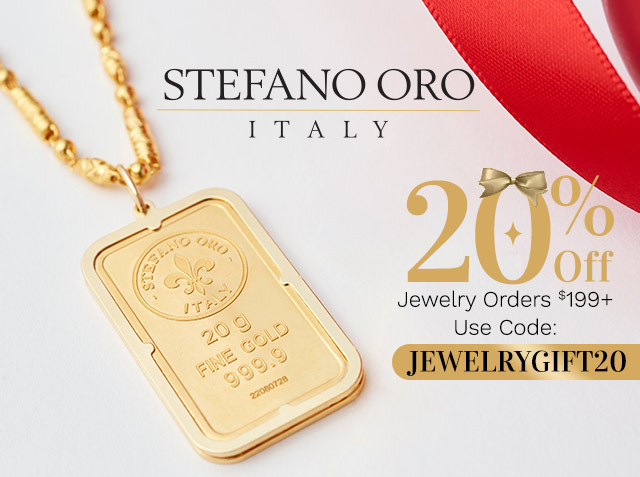 203-711 Stefano Oro | 20% Off Jewelry Orders $199+ with Code: JEWELRYGIFT20 | 'Tis the Season to Save on Something that Sparkles