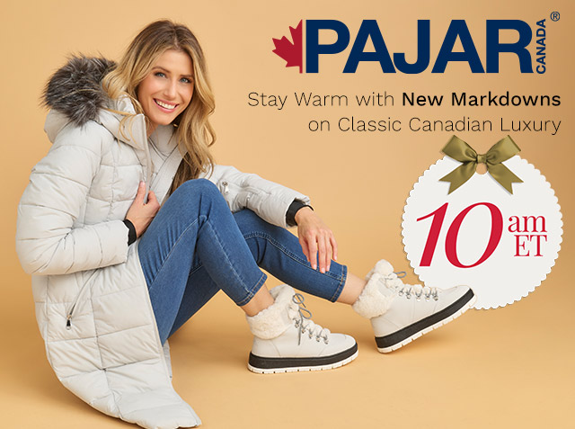 776-682, 774-544 | 10am ET | Stay Warm with New Markdowns on Classic Canadian Luxury