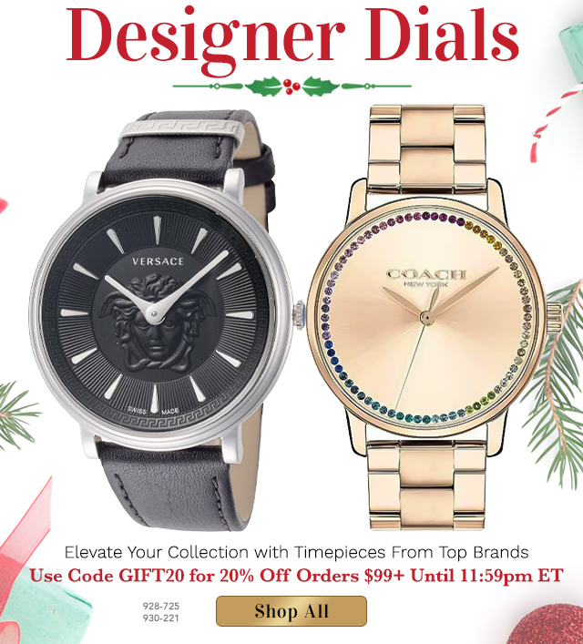 930-221, 928-725 | Use Code GIFT20 for 20% Off Orders $99+ Until 11:59pm ET