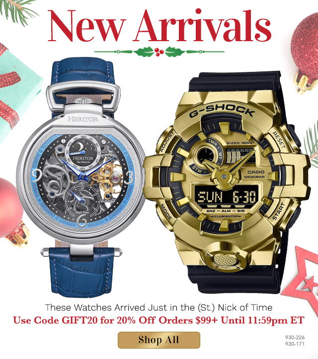 930-226, 930-171 | Use Code GIFT20 for 20% Off Orders $99+ Until 11:59pm ET