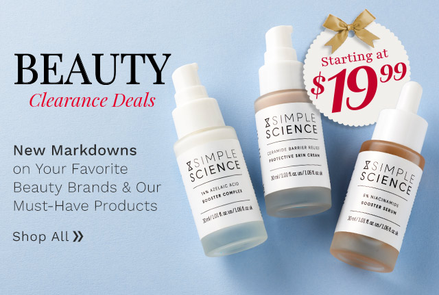 323-664 Beauty Clearance Deals - Starting at $19.99 | New Markdowns on Your Favorite Beauty Brands & Products