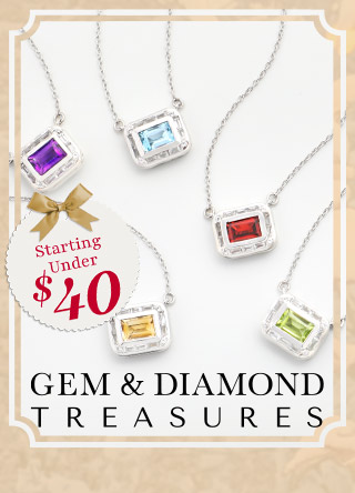 209-940 | Gem & Diamond Treasures | Starting Under $40