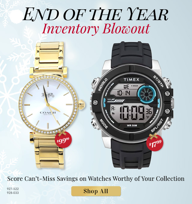 927-522, 928-033 | End-of-Year Inventory Blowout