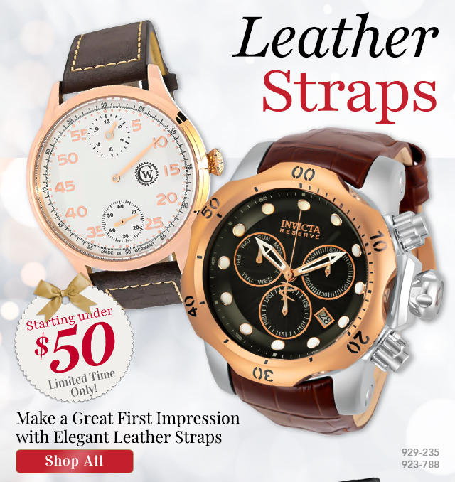 929-235, 923-788 | Leather Straps Starting Under $50