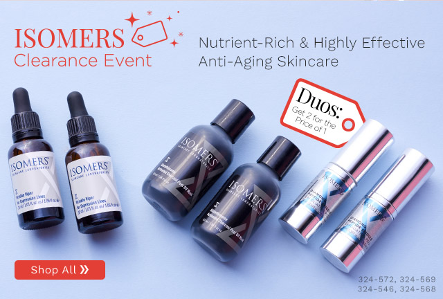 324-572, 324-569, 324-546, 324-568 | ISOMERS Skincare Duos: 2 for the Price of 1 | Nutrient-Rich & Highly Effective Anti-Aging Skincare