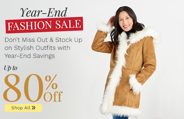 755-538, 754-534 Year-End Fashion Sale Up to 80% Off