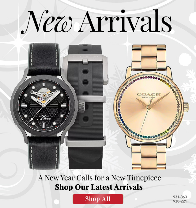 931-363, 930-221 | A New Year Calls for a New Timepiece