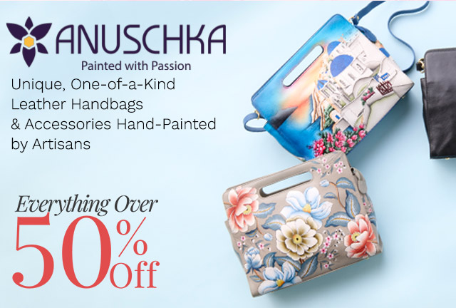 772-840 | Everything Over 50% Off | Unique, One-of-a-Kind Leather Handbags & Accessories Hand-Painted by Artisans