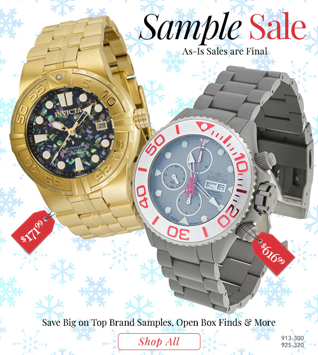 925-320, 913-300 | Save Big on Top Brand Samples, Open Box Finds & More