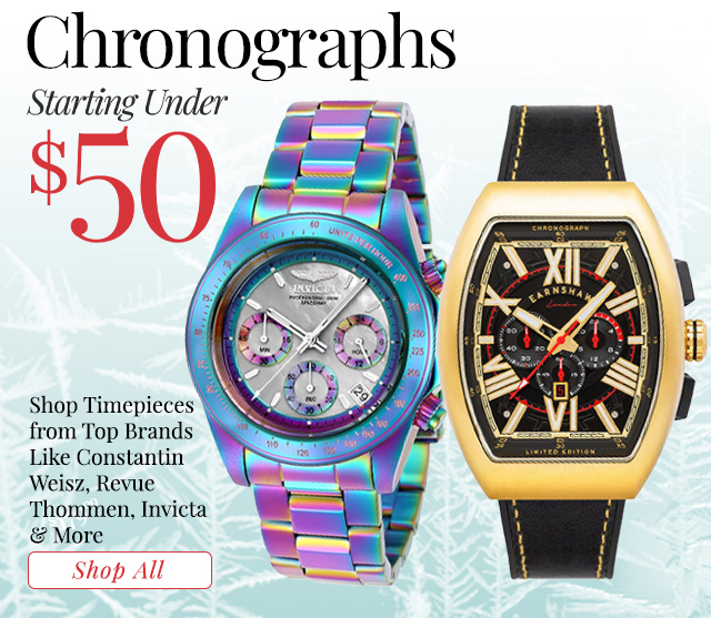 682-475, 928-112 | Chronographs Starting Under $50