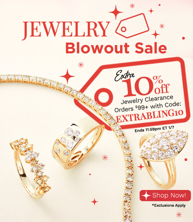 206-021, 208-615, 208-618, 206-016 | Jewelry Blowout Sale Extra 10% Off Jewelry Clearance Orders $99+ with Code: EXTRABLING10Ends 11:59pm ET 1/7