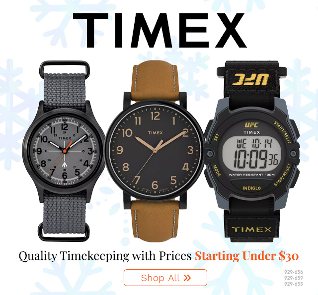 929-656, 929-659, 929-655 | Timex - Quality Timekeeping with Prices Starting Under $20