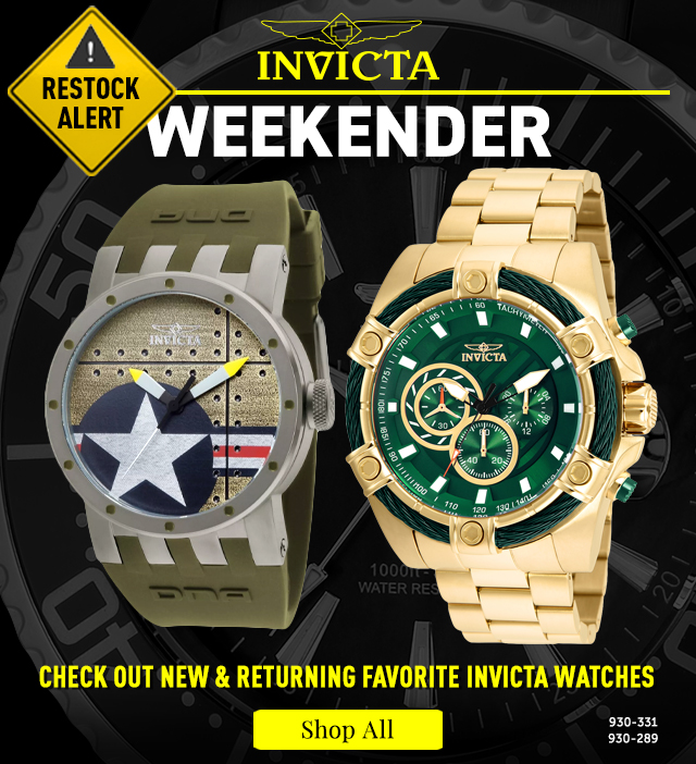 930-331, 930-289 | Invicta Restock Alert