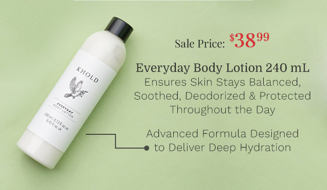 324-585 | KHOLD Everyday Body Lotion 240 mL