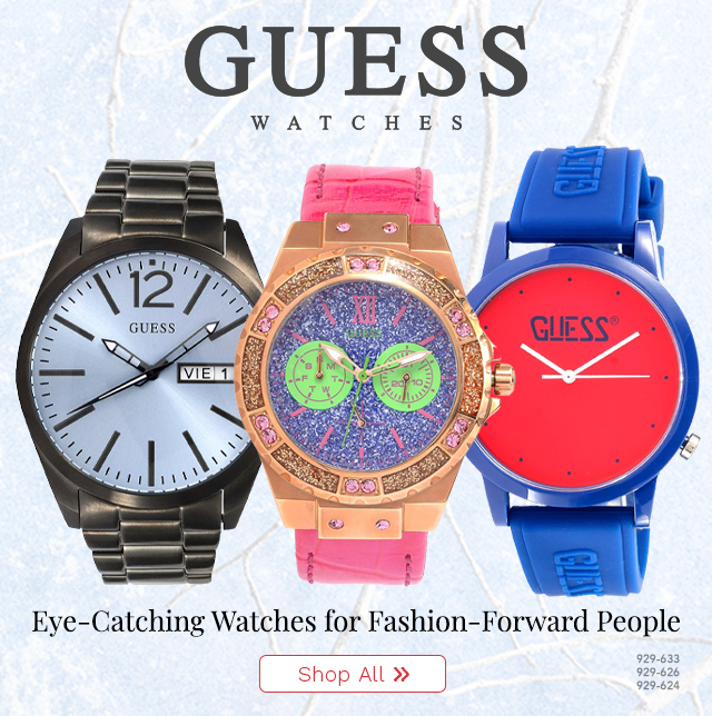 929-633, 929-626, 929-624 | Guess - Eye-Catching Watches for the Fashion-Forward