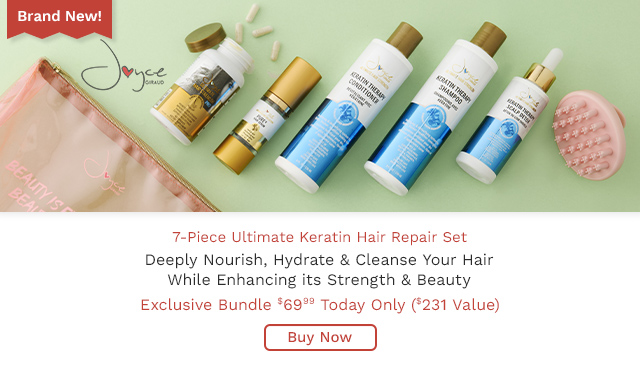 324-592 | Joyce Giraud 7-Piece Ultimate Keratin Hair Repair Set