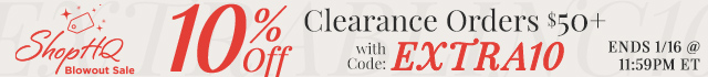 Extra 10% Off Clearance Orders $50+ w/ Code: EXTRA20 - Ends 11:59pm ET 1/16