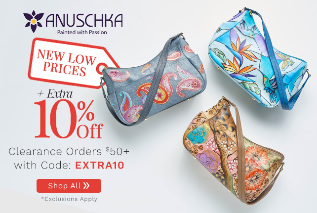 772-559 Anuschka | New Low Prices Plus Extra 10% Off Clearance Orders $50+ with Code: EXTRA10