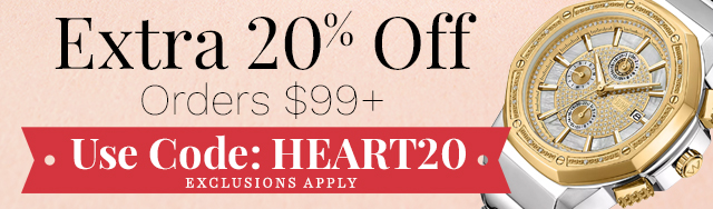 Use Code HEART20 for 20% Off Orders $99+ (exclusions apply)