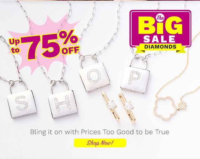 210-154, 209-114, 208-613 | The BIG Sale: Diamonds - Up to 75% Off