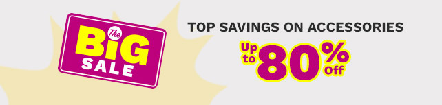 The BIG Sale | Top Savings on Accessories Up to 80% Off