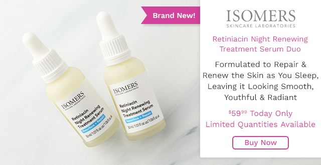 324-605 |  ISOMERS Skincare Retiniacin Night Renewing Treatment Serum Duo