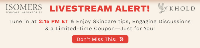 Live Stream Alert | Tune in at 2:15 PM ET & Enjoy Skincare tips, Engaging Discussions & a Limited-Time Coupon— Just for You!