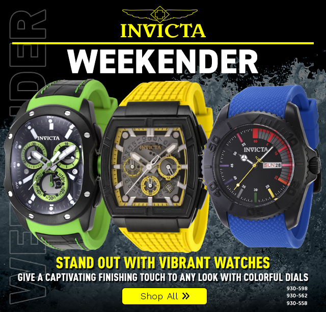 930-598, 930-562, 930-558 | Stand Out With Vibrant Watches