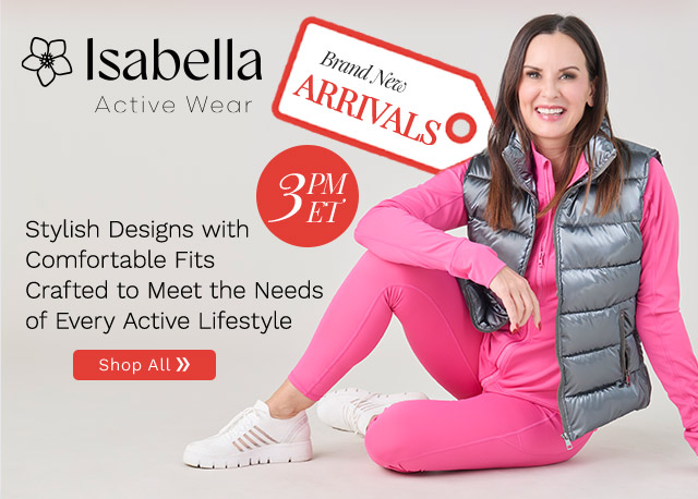 775-978, 776-029, 775-976 | Isabella Active Wear 3pm ET