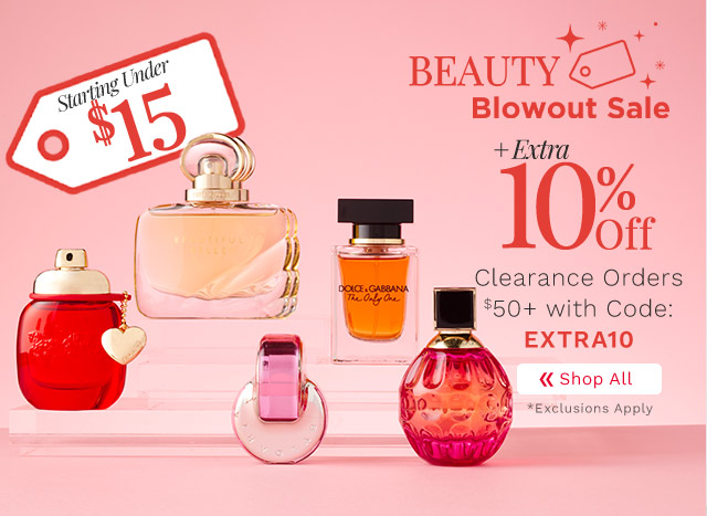 323-853, 324-067, 324-184, 323-767 | Beauty Blowout Sale Plus Extra 10% Off Clearance Orders $50+ with Code: EXTRA10