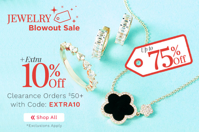 208-360, 208-363, 206-048 | Jewelry Blowout Sale | Up to 75% Off Plus Extra 10% Off Clearance Orders $50+ with Code: EXTRA10 *Exclusions Apply