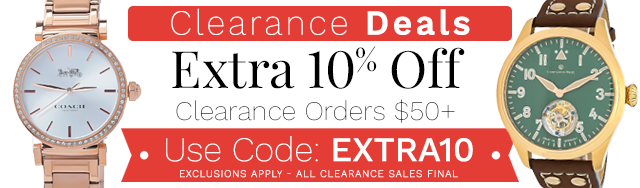 Extra 10% Off Clearance Orders $50+