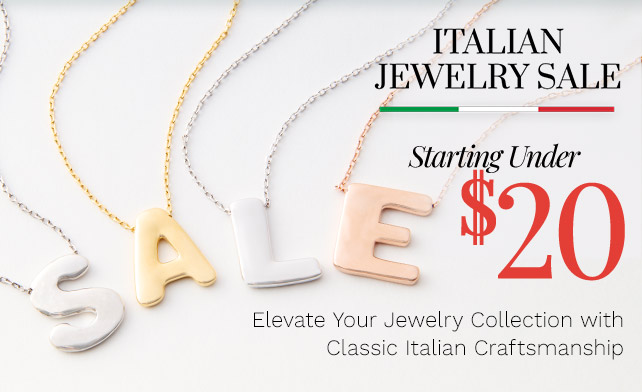 215-789 | Italian Jewelry Sale Starting Under $20