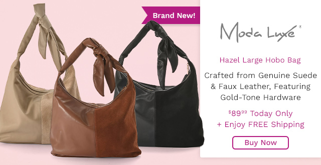 776-888 | Moda Lux Hazel Large Hobo Bag