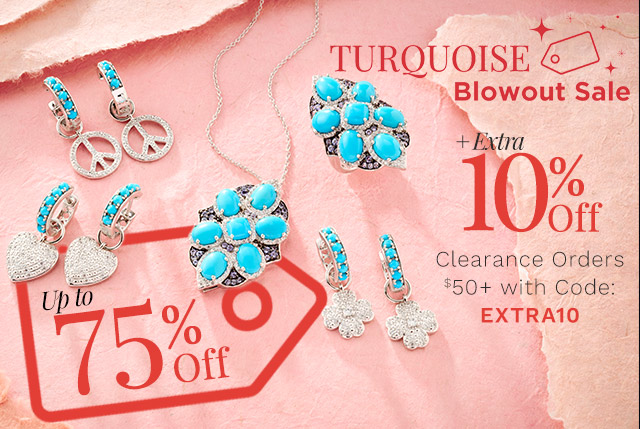 211-641, 213-752, 213-750 Turquoise Blowout Sale | Up to 75% Off Plus Extra 10% Off Clearance Orders $50+ with Code: EXTRA10 *Exclusions Apply