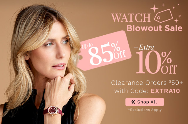 929-684 Watch Blowout Sale | Up to 85% Off Plus Extra 10% Off Clearance Orders $50+ with Code: EXTRA10 *Exclusions Apply