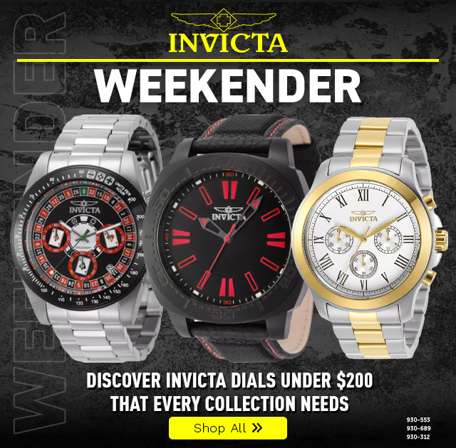 930-553, 930-689, 930-312 | Discover Invicta Dials Under $200 That Every Collection Needs