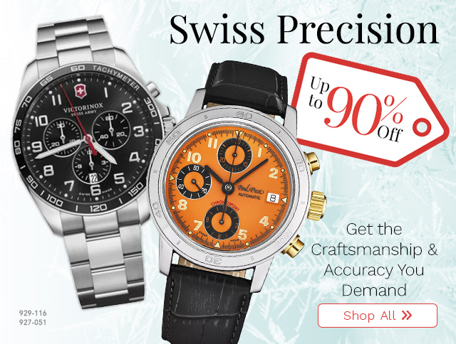 929-116, 927-051 | Swiss Precision Up to 90% Off